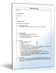 Darauf sollten sie achten!mehr infos unter www.bauvertrag24.dewir prüfen ihren bauvertrag! Bgb Bauvertrag Rechtssicheres Muster Zum Download
