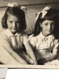 Photo of me and Marilyn King when we were in primary school. Does anyone  know where she is now?