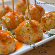 Buffalo Chicken Meatballs Shrinking Kitchen Recipe Food Processor Recipes Food Recipes