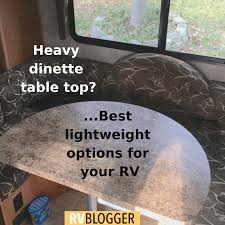 Best Lightweight Rv Dinette Table Replacement Rvblogger Dinette Tables Camper Table Dinette