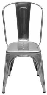 Présentation de table à manger hairpin gris 120x90 + 4 chaise style tolix pauchard. Chair A Inox Bright Crude Steel Design Xavier Pauchard For Tolix Sdm Product Selection