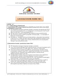 Pemantapan skpmg2 standard 3.1 dan standard 4 kepada gkmp dan ketua panitia mata pelajaran. Catatan Pdpc Standard 4