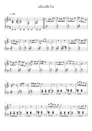 Qui nous fait sentir étrangement bien. Ella Elle L A Piano Tutorial