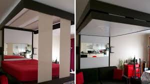 Retractable Beds Let You Hide An Entire Living Room Under Your Mattress Room Beautiful Bedrooms Tiny House Living