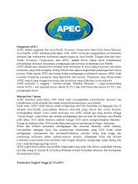 Pada konperensi tingkat menteri (ktm) i apec di canberra tahun 1989. Apec