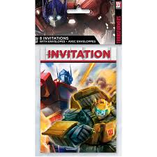 Greeting cards & invitations └ parties & occasions └ home & garden all categories food & drinks antiques art baby books, magazines business cameras cars, bikes, boats clothing, shoes. Transformers Invitations 8ct Walmart Com Walmart Com