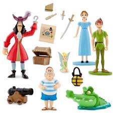 Walt Disneys Peter Pan Collectible Figure Set Amazon Toys Amp Games Peter Pan Toys Peter Pan Disney Disney Play
