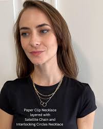 Gold or Silver Paperclip Chain Necklace, Paper Clip Necklace, Layering  Necklaces Silver, Chunky Chain Necklace, Necklaces for Women,