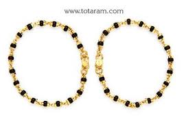 Black And Gold Bracelet For Babies 22k Baby Bangles Baby Jewelry Gold Gold Baby Bangles Baby Jewelry Bracelets