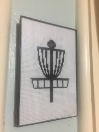 There are a lot of cross stitch alphabet patterns exist. Gf Cross Stitched Me This Beaut Discgolf