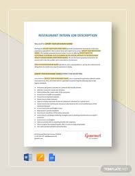 Job description & asset management. Free 12 It Intern Job Description Samples In Pdf Word