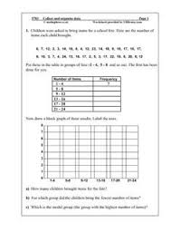 Frequency Table Worksheet Google Search Frequency Table