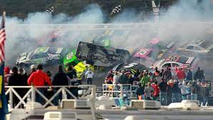 A car driver has died following a collision involving two cars and a lorry. Talladega S Past Filled With Death Destruction