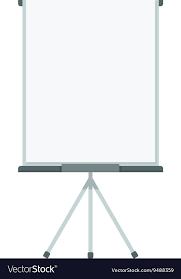 blank vertical flip chart