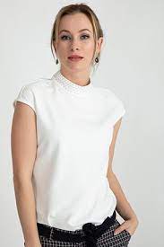 sifir kol incili bluz moda stilleri bluz modelleri bluz