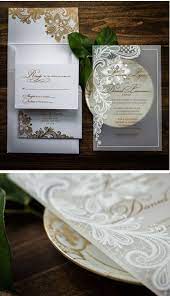 These Frosted Lace Acrylic Wedding Invitation Suites Are Simply Stunning Romanti Acrylic Wedding Invitations Wedding Invitations Unique Wedding Invitations