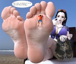 Proteindog47 on X: I played with the surface of the sandals, really liked  how it came out. Sizetwitter SizeArt footfetish 巨大娘 giantess feet  ONEPIECE nicorobin t.coPpwsMODPho  X