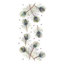 Hi friends in this video i'm gonna share with you how to make a simple peacock feather design. Peacock Tail Machine Embroidery Designs Embroideryshristi