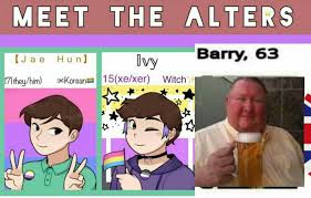 Say hi to Barry! : r/fakedisordercringe