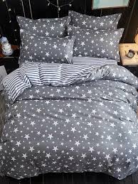 Taies d oreiller et taies decoratives taille tres grand wayfair ca. Ensemble De Housse De Couette Draps Taie D Oreiller Imprime Etoile Mode En Ligne Shein France