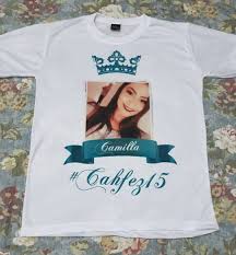 Camisetas Personalizadas Para Aniversario De 2 Anos Camiseta Aniversario 15 Anos Personalize Com Sua Estampa Para Maiores Informacoes Entrar Em Contato Via Whatsapp Camisas Para Mulher Camiseta 15 Anos