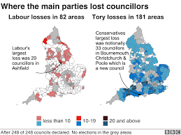 Local Elections Results In Maps And Charts Bbc News