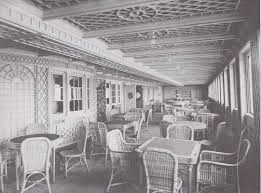 The hotel's grand dining room was replicated on board titaniccredit: Dining On The Titanic Diana Overbey