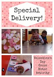 Cognitive Skills Games Special Delivery Valentines Gross Motor Activity Preschool Activities Motor Activities