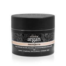 This mask is specifically formulated for natural hair, although it's also great for hair that's been damaged by dye. Macrovita Olive Argan Hair Repair Mask 200ml The Best Natural Cosmetic Available At Www Macrovita Pl In Category Macrovita Olive Argan Rejuvenation Line We Recommend