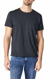 Monfrère Dann Black Stretch Cotton T-Shirt