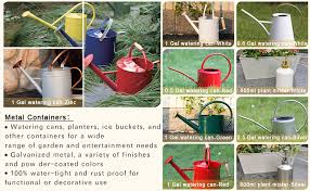The ecological approach is global and comes into every stage of the design and production chain. Amazon Com Hortican 1 Gallon Galvanized Watering Can Decorative Farmhouse Style Watering Can Perfect For Indoor And Outdoor Use Garden Outdoor