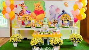 Fiesta De Winnie Pooh Birthday Party Childrens 2018 Fiestas Infantiles Mesa De Dulces Decoracion Youtube