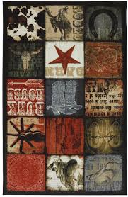 Related:cabin area rugs rustic rugs. 5x8 Western Texas Star Lodge Cabin Cowboy Boots Horse Area Rug Western Area Rugs Area Rugs Rugs On Carpet