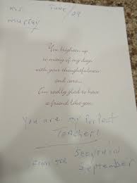 Thank you for building me, dear teacher. Teacher Thank You Notes Are The Best See Real Life Examples