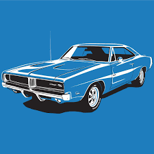 Image result for Medium Blue 1969 Charger