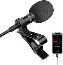 If you want something for 3.5mm minijack, you could instead look at the tascam ixz microphone and audio interface for ios (approx. Amazon Com Microphone Professional For Iphone Lavalier Lapel Omnidirectional Condenser Mic Phone Audio Video Recording Easy Clip On Lavalier Mic For Youtube Interview Conference For Iphone Ipad Ipod 6 6ft Musical Instruments
