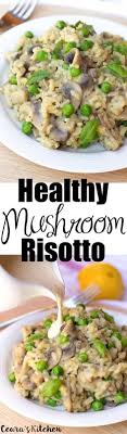 Vegan Mushroom Risotto Recipe Vegetarian Vegan Recipes Vegan Recipes Vegetarian Recipes