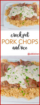 Watch the video below to see how this works Slow Cooker Pork Chops With Cream Of Mushroom Soup And Onion Soup Mix