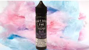 Blue Razzberry Cotton Candy Premium E Juice Lady Boss Vapor