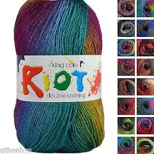 details about king cole riot dk 100g acrylic wool blend