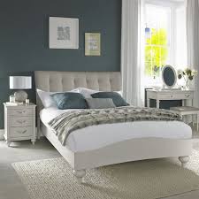 Bedroom furniture set with a dresser, bedside table and bed based on oak frames. Grey Bedroom Furniture Modern Contemporary Oak Furniture Uk