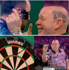 Fair play to Peter Wright let's be honest he's had a terrible year but he's  turned up tonight when it really mattered and beaten the World Champion.  70%