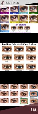2 Pair Freshlook Colorblend Contacts 12 Colors 1 Pair