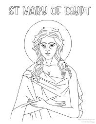 Download this adorable dog printable to delight your child. St Mary Of Egypt Coloring Page Draw Near Designs