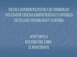 Pero por que escoger un rinoceronte buno como todos sabemos el rinoceronte es uno de los animales más. Rinoceronte Resumen Libro