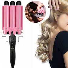 The basic feature of a curling iron is to apply an amount of heat to sections of your hair that are gently wrapped around the wand and the clamp (also called the flipper & barrel), to safely mend your hair into beautiful curls that can last all day! Hair Curling Iron 3 Barrel Wand Temperature Adjustable 32mm Hair Waver Curling Iron For Long Or Short Hair Heat Up Quickly Last Long Curling Iron Hair Waver Hot Tools For Women Or