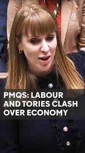 Deputy Prime Minister Angela Rayner says she will “take no lessons” from  Shadow Chancellor of the Duchy, Alex Burghart, in PMQs today, after he  accused Labour of breaking their promises and raising