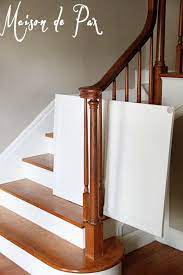 Diy Classy Baby Gate Maison De Pax Diy Baby Gate Baby Gate For Stairs Diy Stairs