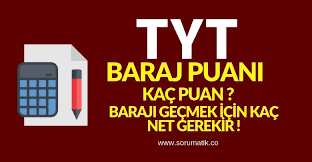 Yks puanlarını ösym nasıl hesaplayacak? 2019 Tyt Baraji Gecmek Icin Kac Net Gerekir Tyt Baraj Puani Kac Puan Sorumatik Tyt Tyt2019 Exam Backtosch Temel Matematik Matematik Meslek Yuksekokulu