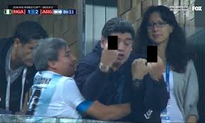 Diego maradona's wild celebrations underpinned argentina's thrilling win against nigeria on diego maradona binged white wine during a world cup match, fell asleep at halftime, raised his middle. Diego Maradona Went Through All The Stages Of A Party Animal In One Exhausting Argentina Match Uthasports